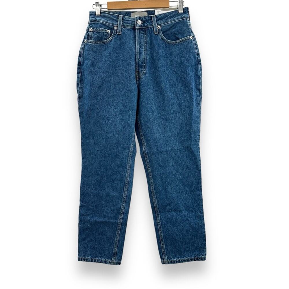Everlane Curvy 90s Cheeky High Rise Straight Leg Ankle Jeans in Northridge NEW - Picture 2 of 13